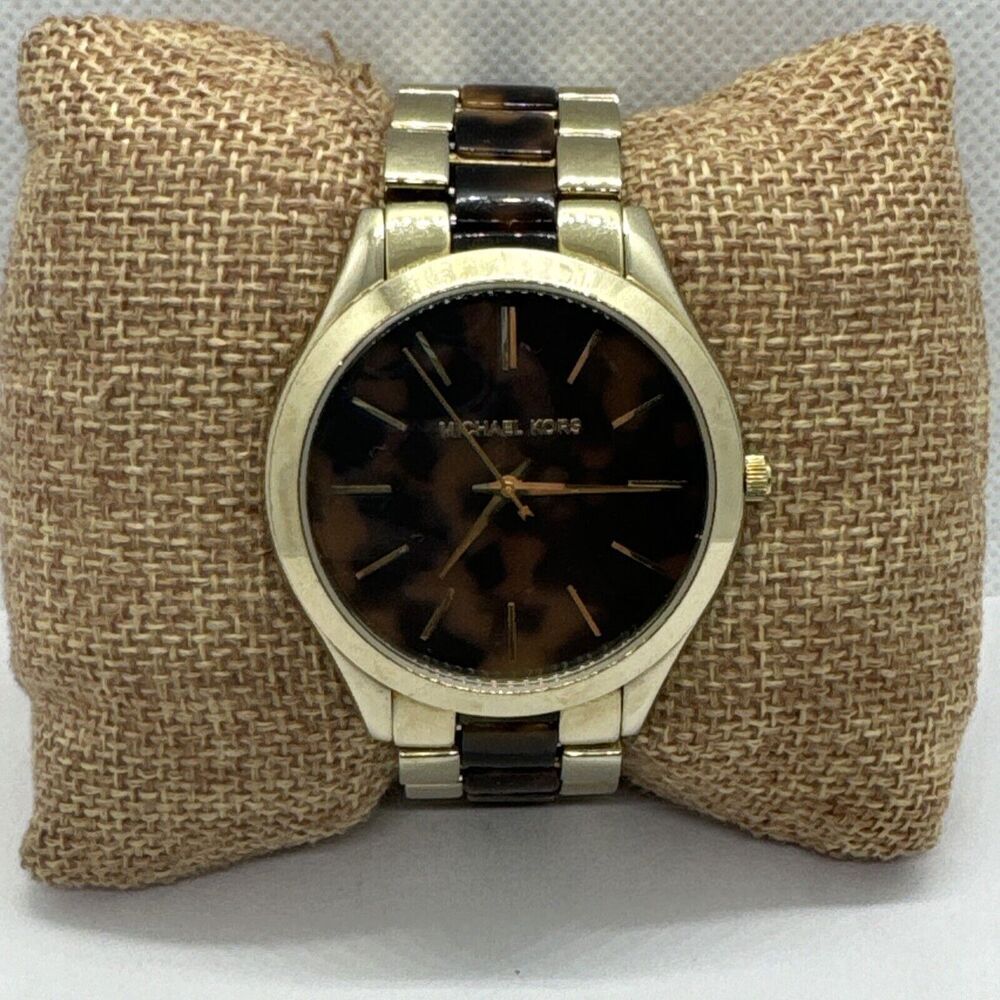 Michael Kors Slim Runway MK4284 Women's Two Tone Analog Dial Quartz Watch JNA246